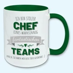 Tasse, Kaffeebecher, Stolzer Chef Eines Fantastischen Teams, Geschenk -Haushalt & Küche Geschäft 447933221