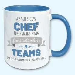 Tasse, Kaffeebecher, Stolzer Chef Eines Fantastischen Teams, Geschenk -Haushalt & Küche Geschäft 447933224