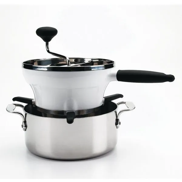 OXO Good Grips Passiermühle Edelstahl Mit 3 Siebscheiben 3 OXO Good Grips Passiermühle Edelstahl Mit 3 Siebscheiben – Bild 3