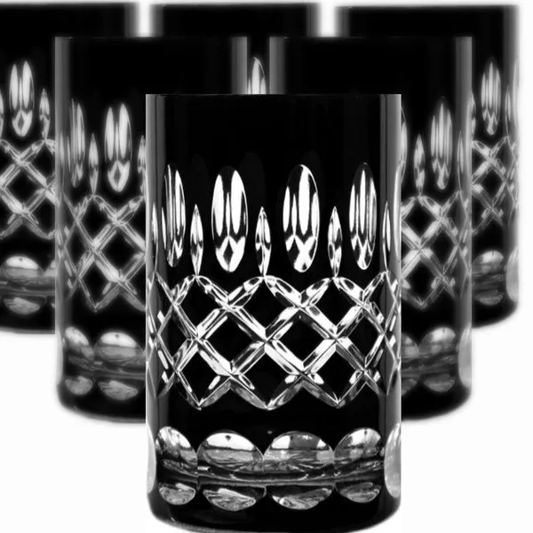 Römer Bleikristall Longdrink Gläser 6 Stück (283 SZ) Schwarze Kristall Trinkgläser 3 Römer Bleikristall Longdrink Gläser 6 Stück (283 SZ) Schwarze Kristall Trinkgläser – Bild 3