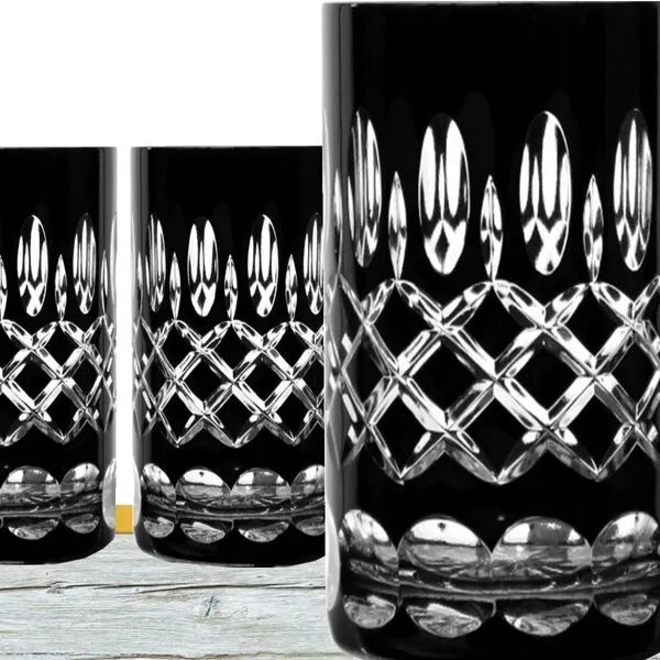 Römer Bleikristall Longdrink Gläser 6 Stück (283 SZ) Schwarze Kristall Trinkgläser 5 Römer Bleikristall Longdrink Gläser 6 Stück (283 SZ) Schwarze Kristall Trinkgläser – Bild 5