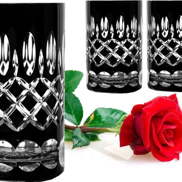 Römer Bleikristall Longdrink Gläser 6 Stück (283 SZ) Schwarze Kristall Trinkgläser 6 Römer Bleikristall Longdrink Gläser 6 Stück (283 SZ) Schwarze Kristall Trinkgläser – Bild 6