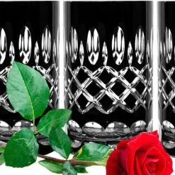 Römer Bleikristall Longdrink Gläser 6 Stück (283 SZ) Schwarze Kristall Trinkgläser