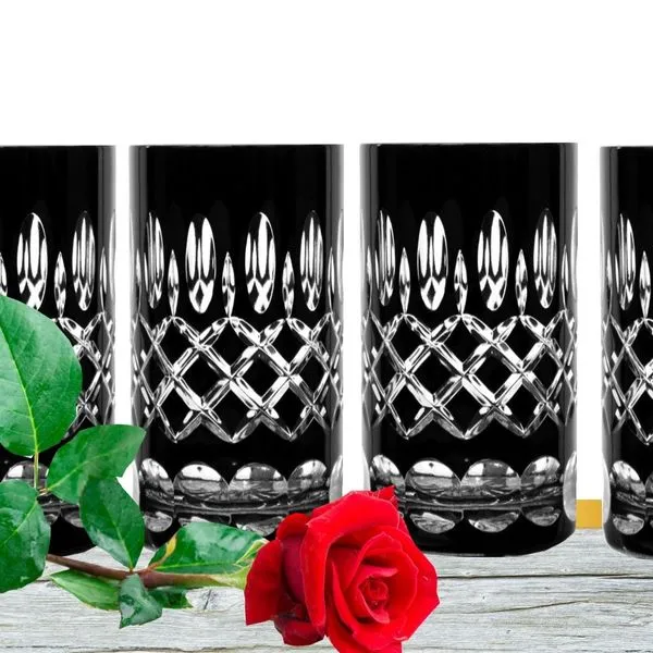 Römer Bleikristall Longdrink Gläser 6 Stück (283 SZ) Schwarze Kristall Trinkgläser 7 Römer Bleikristall Longdrink Gläser 6 Stück (283 SZ) Schwarze Kristall Trinkgläser – Bild 7