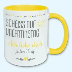 Tasse, Kaffeebecher, Scheiss Auf Valentinstag, Ich Liebe Dich Jeden Tag 17 Tasse, Kaffeebecher, Scheiss Auf Valentinstag, Ich Liebe Dich Jeden Tag -Haushalt & Küche Geschäft 450154629