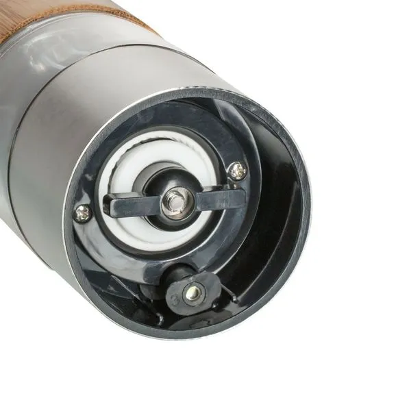 Pfeffermühle Oder Salzmühle Elektrisch Bambus Edelstahl Inkl. Gravur Graviert 5 Pfeffermühle Oder Salzmühle Elektrisch Bambus Edelstahl Inkl. Gravur Graviert – Bild 5