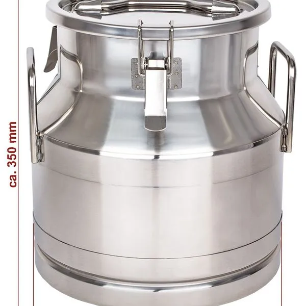 Beeketal Edelstahl Milchkanne Milchkrug Milch Transportkanne Milchbehälter 4 Beeketal Edelstahl Milchkanne Milchkrug Milch Transportkanne Milchbehälter – Bild 4