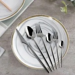 Zellerfeld Besteck Für 6 Personen 36 Teilig Besteck Löfel Messer Gabel Tafelbesteck Silber