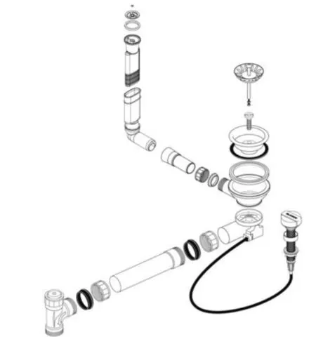 Blanco Ablaufgarnitur 1x 3,5" Mit Ablauffernbedienung Überlauf Rund Horizontal 237858 1 Blanco Ablaufgarnitur 1x 3,5" Mit Ablauffernbedienung Überlauf Rund Horizontal 237858