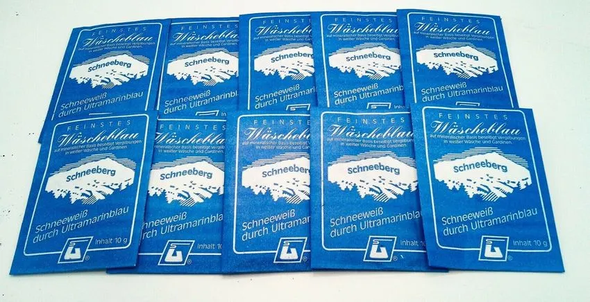 10 Tüten Schneeberg Wäscheblau Wäscheweiss Ultramarinblau 1 10 Tüten Schneeberg Wäscheblau Wäscheweiss Ultramarinblau