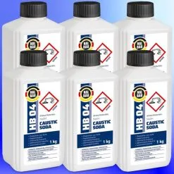 Ätznatron Natronlauge Rohrreiniger Natriumhydroxid 6kg HALBAU HB04