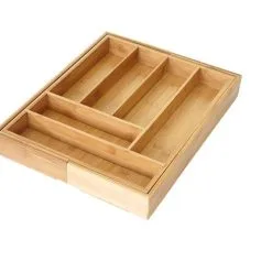 Mendler Besteckkasten HWC-B20, Schubladeneinsatz Geschirrkasten, Bambus Variabel 35-58x43cm 9 Mendler Besteckkasten HWC-B20, Schubladeneinsatz Geschirrkasten, Bambus Variabel 35-58x43cm -Haushalt & Küche Geschäft 477391227