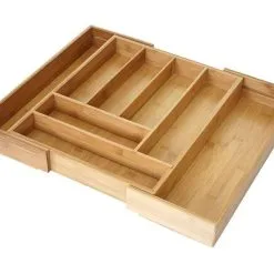 Mendler Besteckkasten HWC-B20, Schubladeneinsatz Geschirrkasten, Bambus Variabel 35-58x43cm 12 Mendler Besteckkasten HWC-B20, Schubladeneinsatz Geschirrkasten, Bambus Variabel 35-58x43cm -Haushalt & Küche Geschäft 477391234