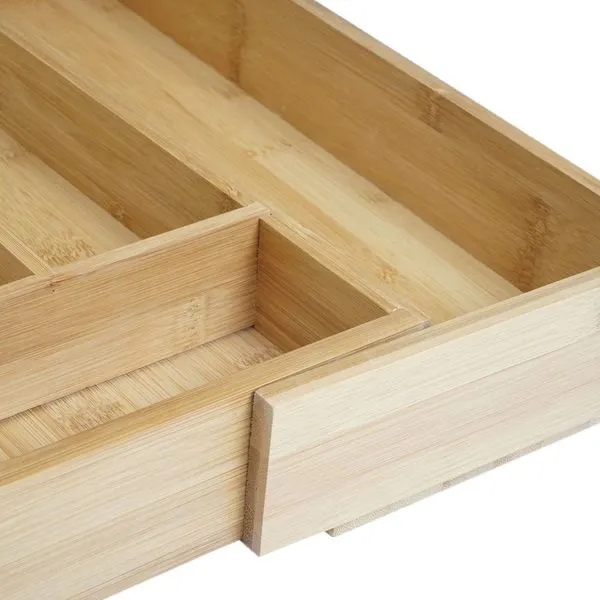 Mendler Besteckkasten HWC-B20, Schubladeneinsatz Geschirrkasten, Bambus Variabel 35-58x43cm 7 Mendler Besteckkasten HWC-B20, Schubladeneinsatz Geschirrkasten, Bambus Variabel 35-58x43cm – Bild 7