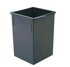 Hailo Ersatzeimer 15 L Dunkelgrau Für Hailo Abfallsammler Tandem Terzett