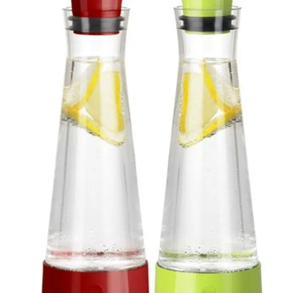 Glaskaraffe Glas Karaffe Wasserkaraffe Krug Kühlelement 1L Weinkaraffe Kanne NEU 1 Glaskaraffe Glas Karaffe Wasserkaraffe Krug Kühlelement 1L Weinkaraffe Kanne NEU