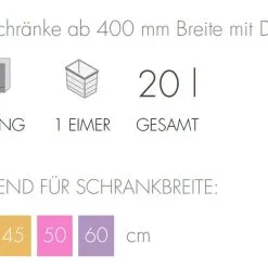 Hailo Mülleimer Küche, Ausfahrautomatik, Einbau Ab 40 Cm Schrank 8 Hailo Mülleimer Küche, Ausfahrautomatik, Einbau Ab 40 Cm Schrank -Haushalt & Küche Geschäft 487224949