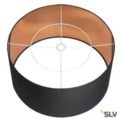 SLV Elektronik FENDA Leuchtenschirm, Schwarz/ Kupfer, Ø70cm