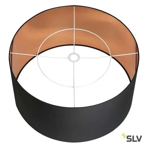 SLV Elektronik FENDA Leuchtenschirm, Schwarz/ Kupfer, Ø70cm 1 SLV Elektronik FENDA Leuchtenschirm, Schwarz/ Kupfer, Ø70cm
