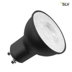 SLV Elektronik LED Leuchtmittel, QPAR51, GU10 Dimmbar, 6W, 36°, 2700K Schwarz