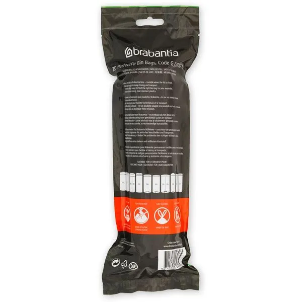 Brabantia Müllbeutel 23-30L Kode G 6 Rollen A 20 Stk. = 120 Stk. Mülltüten 3 Brabantia Müllbeutel 23-30L Kode G 6 Rollen A 20 Stk. = 120 Stk. Mülltüten – Bild 3
