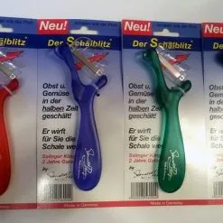 Gemüseschäler Sparschäler Schälblitz Für Rechtshänder Blau, Rot, Schwarz, Grün