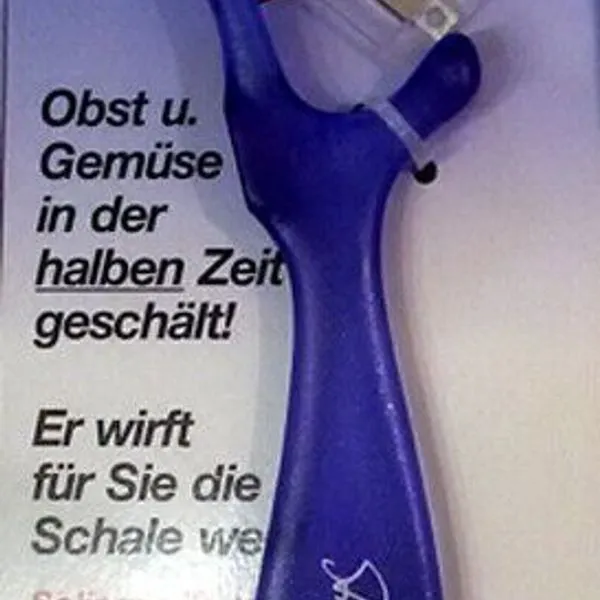 Gemüseschäler Sparschäler Schälblitz Für Rechtshänder Blau, Rot, Schwarz, Grün 2 Gemüseschäler Sparschäler Schälblitz Für Rechtshänder Blau, Rot, Schwarz, Grün – Bild 2