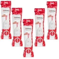 Brabantia Müllbeutel 20 L Typ Y 5 Rollen A 20 Stk. = 100 Stk. Mülltüten