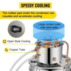 12l Alkohol Destillieranlage Destilliergerät Haus Wein Destille Schnapsbrennen 13 12l Alkohol Destillieranlage Destilliergerät Haus Wein Destille Schnapsbrennen -Haushalt & Küche Geschäft 494863512