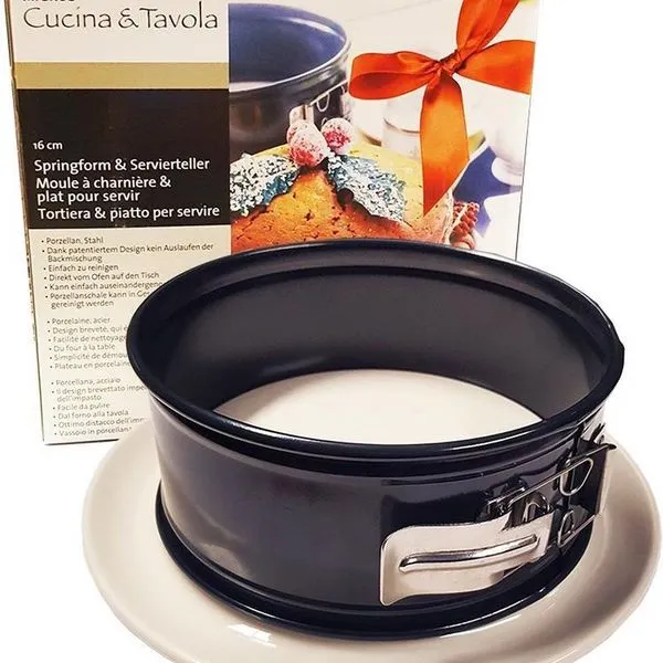 Springform & Servierteller 16 Cm Kuchenform / Patentierter Auslaufschutz NEU 2 Springform & Servierteller 16 Cm Kuchenform / Patentierter Auslaufschutz NEU – Bild 2
