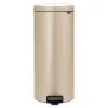 Brabantia Treteimer NewIcon Metallic Gold 30L Nachhaltiger Mülleimer Abfallsammler