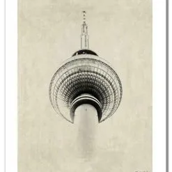 Prettyberlin Geschirrhandtuch Tea Towel Versch. Motive Berlin Baumwolle Siebdruck