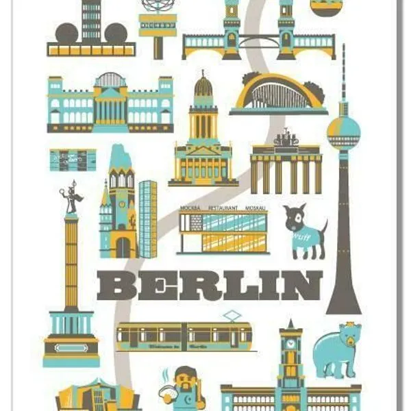 Prettyberlin Geschirrhandtuch Tea Towel Versch. Motive Berlin Baumwolle Siebdruck 2 Prettyberlin Geschirrhandtuch Tea Towel Versch. Motive Berlin Baumwolle Siebdruck – Bild 2