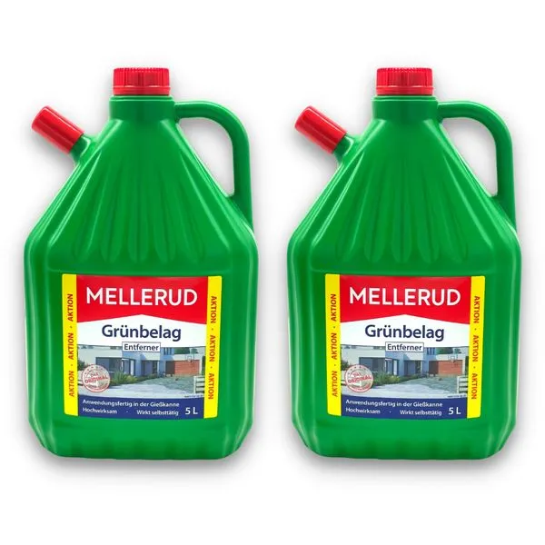 2x 5L Mellerud Grünbelag Entferner Für 25 Bis 75 M² -Anwendungsfertig-- 3 2x 5L Mellerud Grünbelag Entferner Für 25 Bis 75 M² -Anwendungsfertig-- – Bild 3