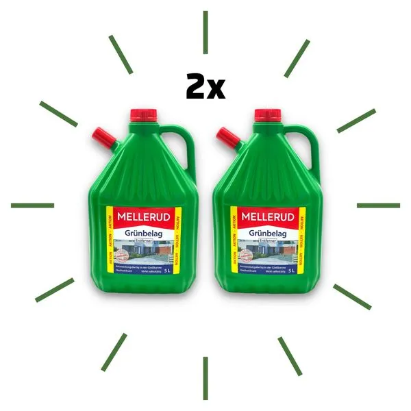 2x 5L Mellerud Grünbelag Entferner Für 25 Bis 75 M² -Anwendungsfertig-- 4 2x 5L Mellerud Grünbelag Entferner Für 25 Bis 75 M² -Anwendungsfertig-- – Bild 4