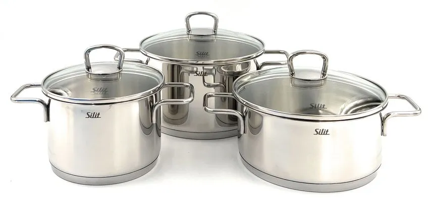 Silit Alicante Topfset 3 Tlg. Mit Glasdeckel Kochgeschirr Kochtopf Set Geschirr 1 Silit Alicante Topfset 3 Tlg. Mit Glasdeckel Kochgeschirr Kochtopf Set Geschirr