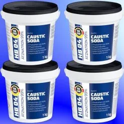 Ätznatron Microperlen Caustic Soda 1kg -100kg Natriumhydroxid NaOH Reiniger HB04 -Haushalt & Küche Geschäft 499545364