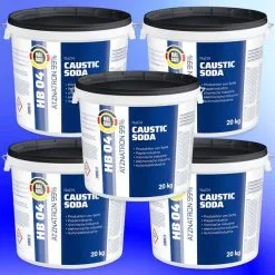 Ätznatron Microperlen Caustic Soda 1kg -100kg Natriumhydroxid NaOH Reiniger HB04 -Haushalt & Küche Geschäft 499546004