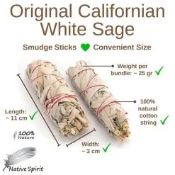 Das Original Native Spirit Doppelpack: 2x Kalifornischer Weißer Salbei Smudge ... 11 Das Original Native Spirit Doppelpack: 2x Kalifornischer Weißer Salbei Smudge ... -Haushalt & Küche Geschäft 500237578