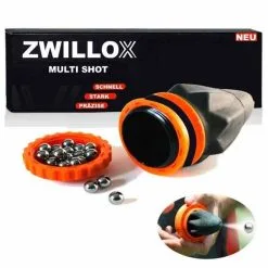 Zwillox Multi Shot Pocket Shooter Sling Shot Schleuder Zwille Taschenschleuder