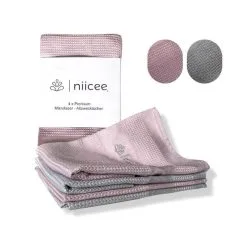 TOP Angebot!!! Niicee® Microfasertücher 4er Set! Streifenfreier Glanz Ohne Putzmittel
