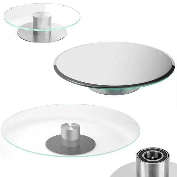 Kuchenplatte / Drehteller 20cm/30cm/38cm Klarglas / Spiegelglas 1 Kuchenplatte / Drehteller 20cm/30cm/38cm Klarglas / Spiegelglas