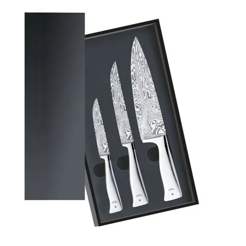 WMF 1890099998 Messerset 3-teilig Grand Gourmet Damasteel Performance Cut 1 WMF 1890099998 Messerset 3-teilig Grand Gourmet Damasteel Performance Cut