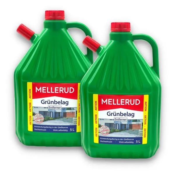 2x 5L Mellerud Grünbelag Entferner Für 25 Bis 75 M² -Anwendungsfertig-- 1 2x 5L Mellerud Grünbelag Entferner Für 25 Bis 75 M² -Anwendungsfertig--
