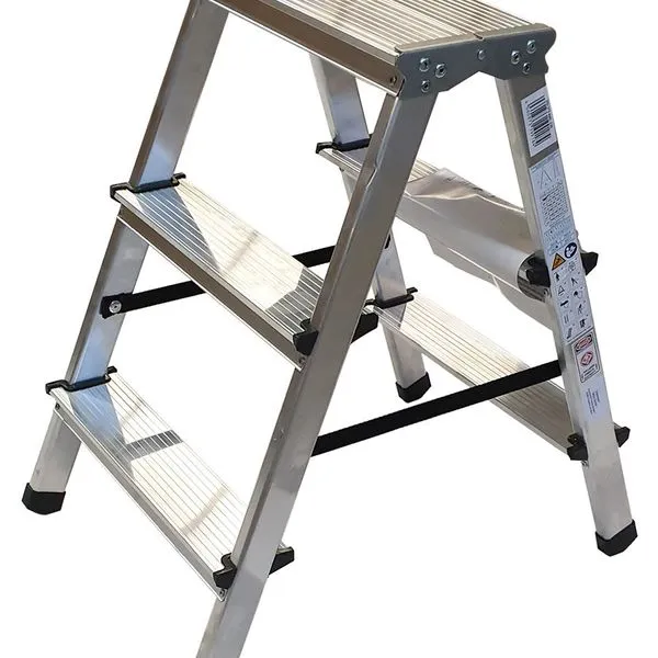 VaGo Aluleiter Trittleiter Stehleiter Zweiseitige Haushaltsleiter 2 X 3 Stufen 1 VaGo Aluleiter Trittleiter Stehleiter Zweiseitige Haushaltsleiter 2 X 3 Stufen