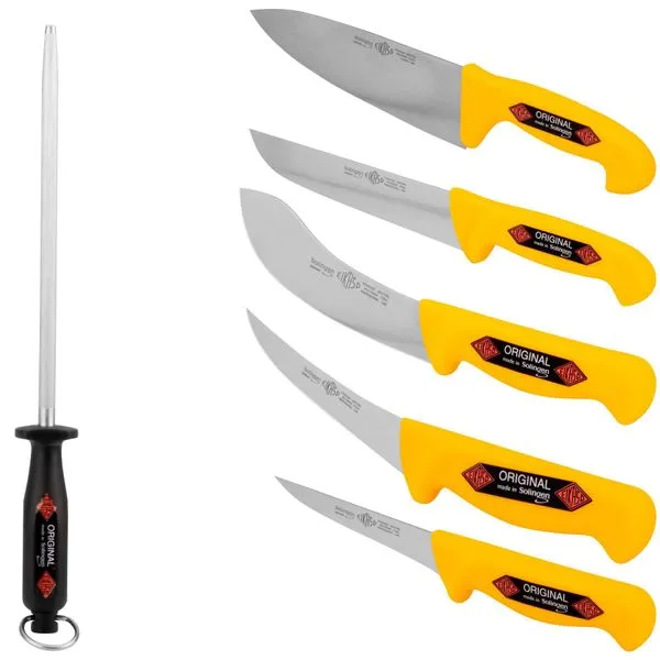Solingen Eikaso Fleischmesser/ Kochmesser/ Schlachtermesser/ Metzgermesser Set 6tlg. 10 Solingen Eikaso Fleischmesser/ Kochmesser/ Schlachtermesser/ Metzgermesser Set 6tlg. – Bild 10