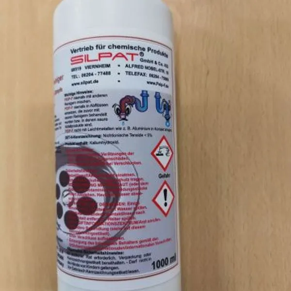 Silpat Abflussreiniger Rohrreiniger Peip-F 1 Liter 2 Silpat Abflussreiniger Rohrreiniger Peip-F 1 Liter – Bild 2