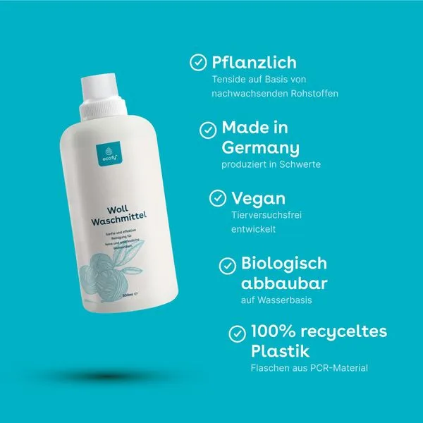 Eco: Fy Wollwaschmittel Waschmittel Wolle Seide Felle Flüssig Mit Lanolin Wollwalk 4 Eco: Fy Wollwaschmittel Waschmittel Wolle Seide Felle Flüssig Mit Lanolin Wollwalk – Bild 4