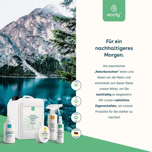 Eco: Fy Schuh-Imprägnierung Imprägnierspray Gegen Nässe Und Schmutz Für Stoff Leder 5 Eco: Fy Schuh-Imprägnierung Imprägnierspray Gegen Nässe Und Schmutz Für Stoff Leder – Bild 5