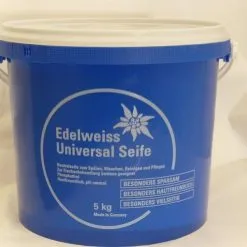 Azett Edelweiss Universalseife, Neutralseife, Sparsam, Sehr Ergiebig, 5kg Eimer, Neu